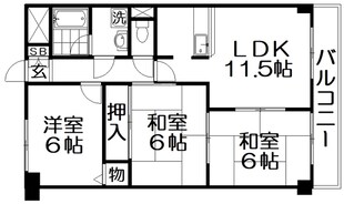 ベルドミールの物件間取画像